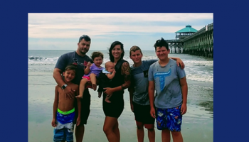 Chad, his wife, and five children