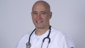 First-year Nursing student Glenn Barnett