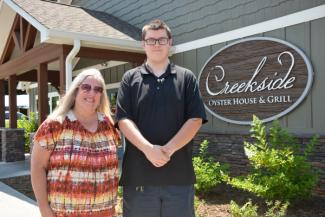 Project SEARCH graduate John Beaulieu recently landed a job at Creekside Oyster House &amp; Grill in Sylva.