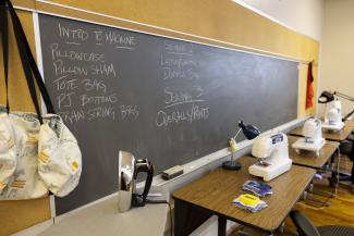 Seven sewing classes are now offered this fall at the Swain Center.