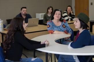 Students lead simulated therapy session