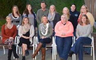 Photo of second year radiography students and instructors Kim Argo and Meg Petty