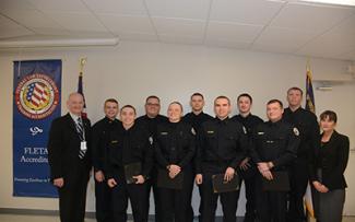 SCC BLET Class No. 76 pictured during their graduation ceremony on Dec. 15.