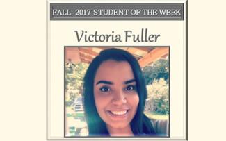 SCC Student of the Week Victoria Fuller.