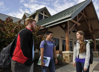 Photo of Students in front of Macon Campus