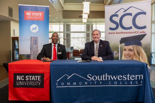 SCC signs new transfer partnership with NC State