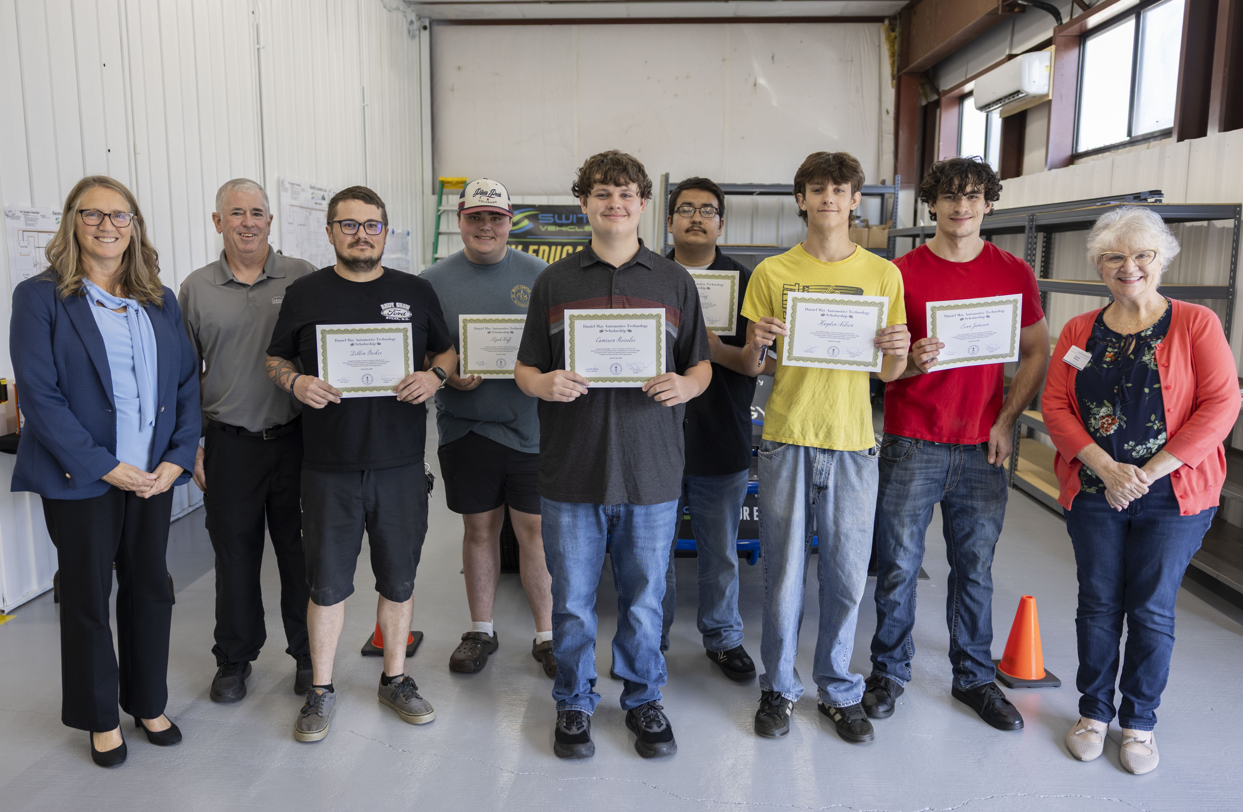 Daniel May Scholarships remove financial burden from Automotive Students